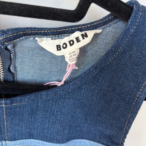 Biden Blue Hotch Denim Midi Dress Size 4P NWT - Picture 2 of 7